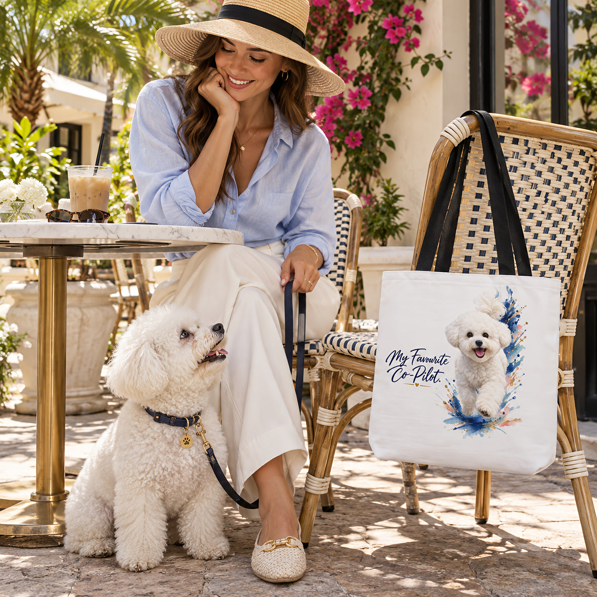 TekPaws Favourite Co-Pilot Tote – Bichon Frisé Edition
