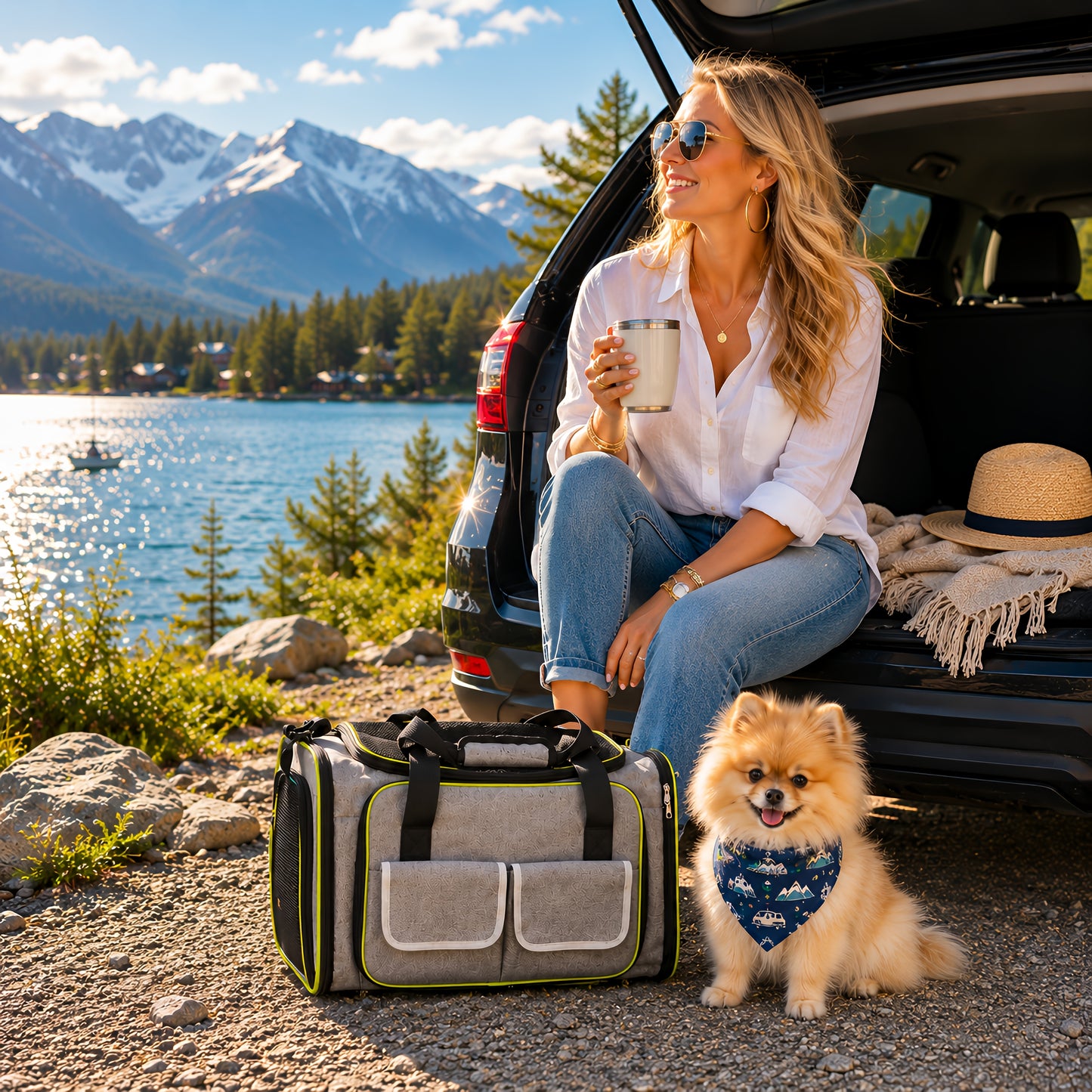TekPaws Co-Pilot Expandable Carrier