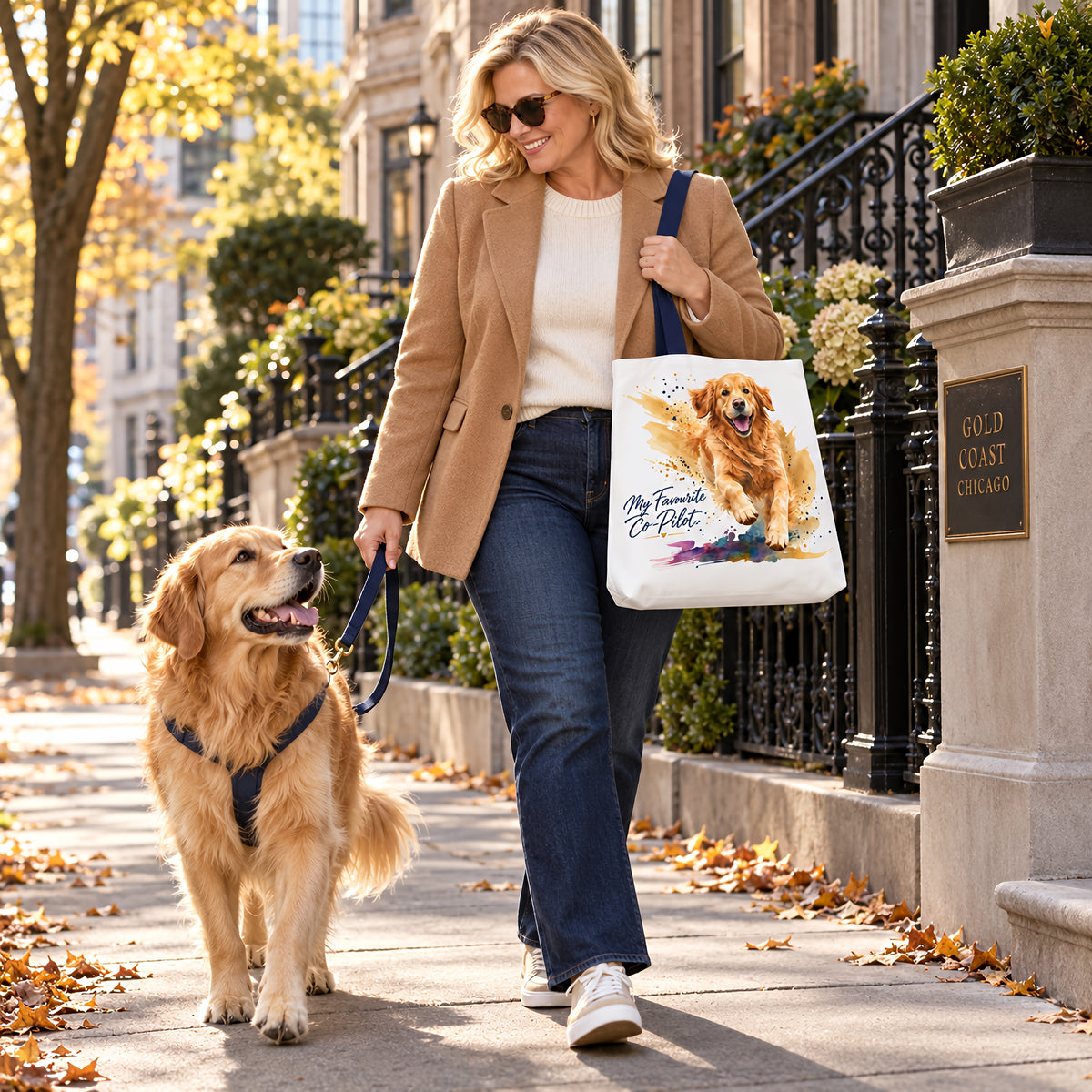 TekPaws Favourite Co-Pilot Tote – Golden Retriever Edition