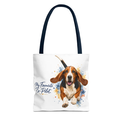 TekPaws Favourite Co-Pilot Tote –  Basset Hound Edition