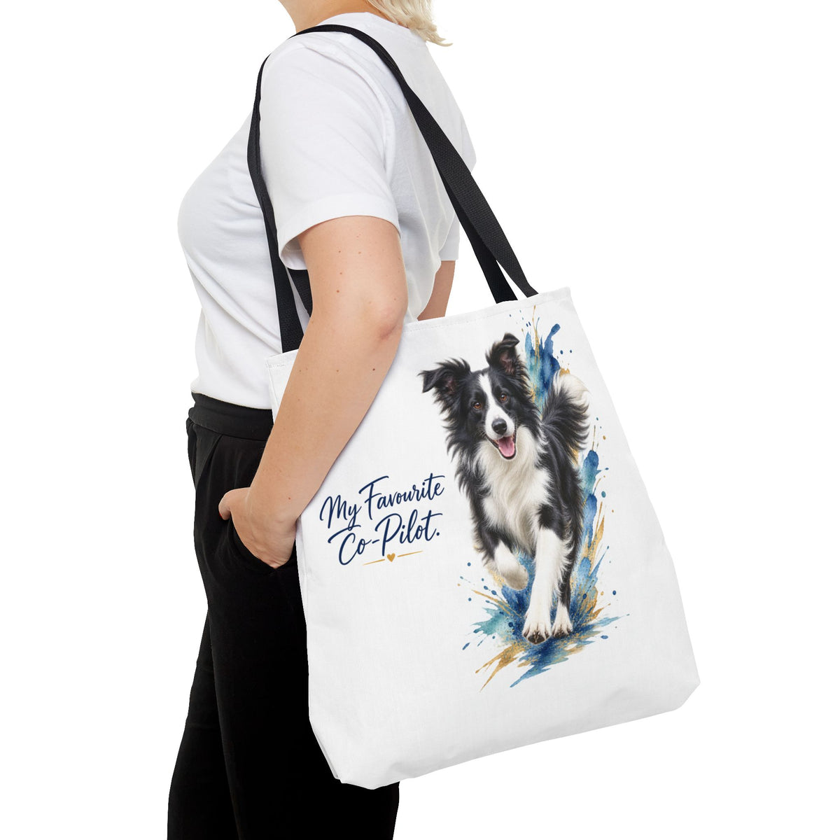TekPaws Favourite Co-Pilot Tote – Border Collie Edition