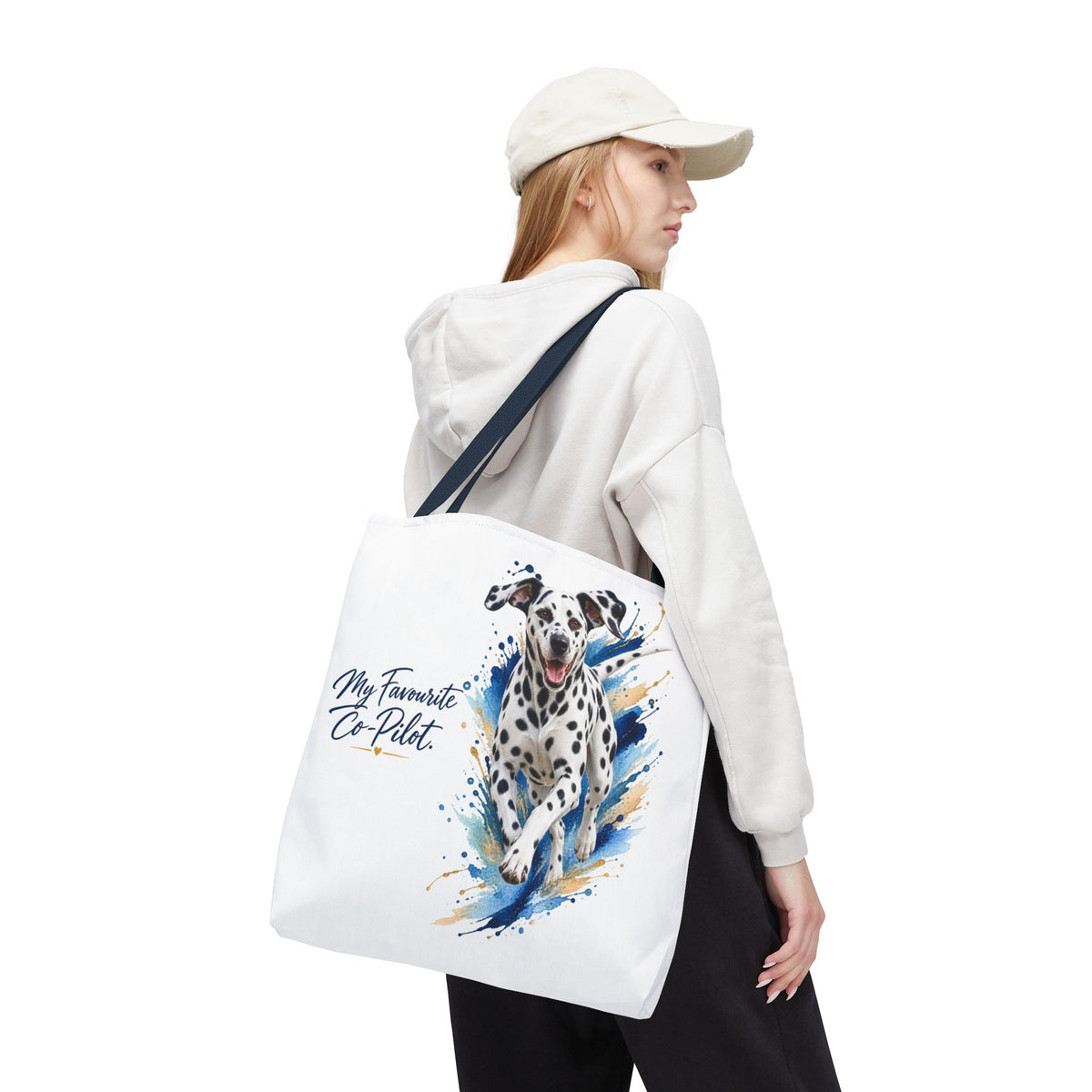 TekPaws Favourite Co-Pilot Tote – Dalmatian Edition
