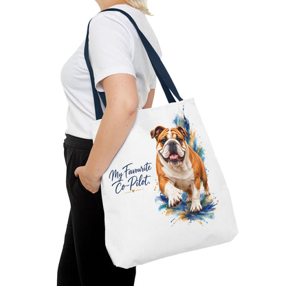 TekPaws Favourite Co-Pilot Tote – English Bulldog Edition