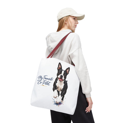 TekPaws Favourite Co-Pilot Tote – Boston Terrier Edition