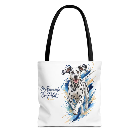 TekPaws Favourite Co-Pilot Tote – Dalmatian Edition