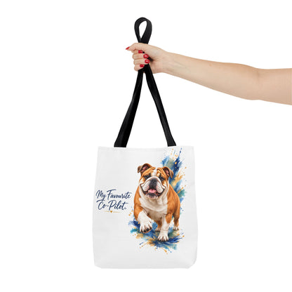 TekPaws Favourite Co-Pilot Tote – English Bulldog Edition