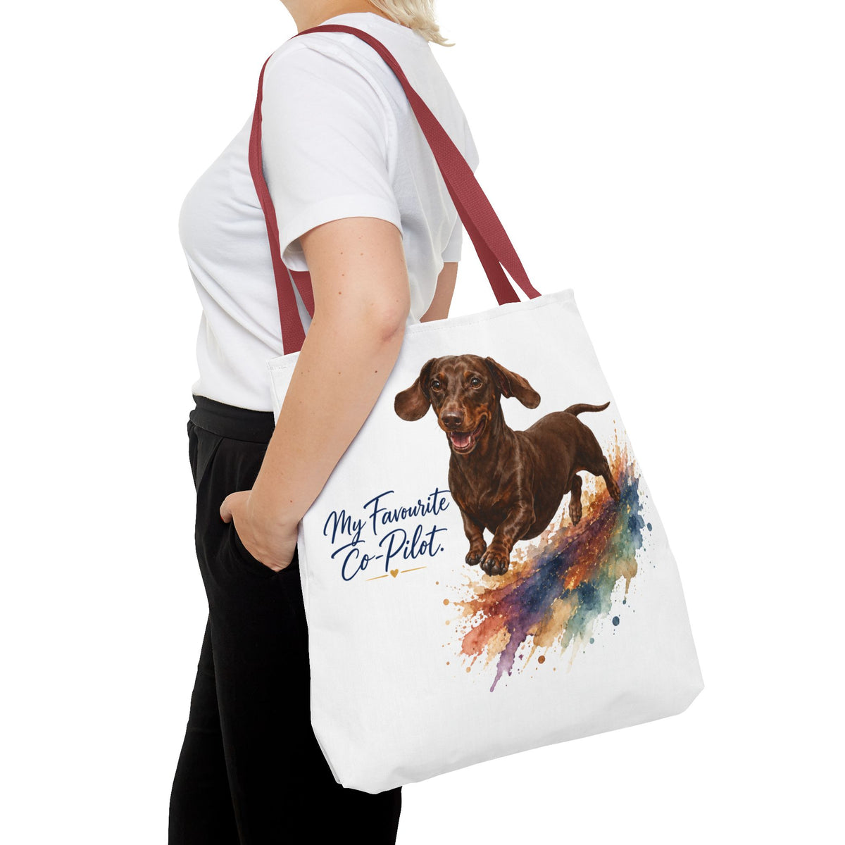 TekPaws Favourite Co-Pilot Tote – Dachshund Edition
