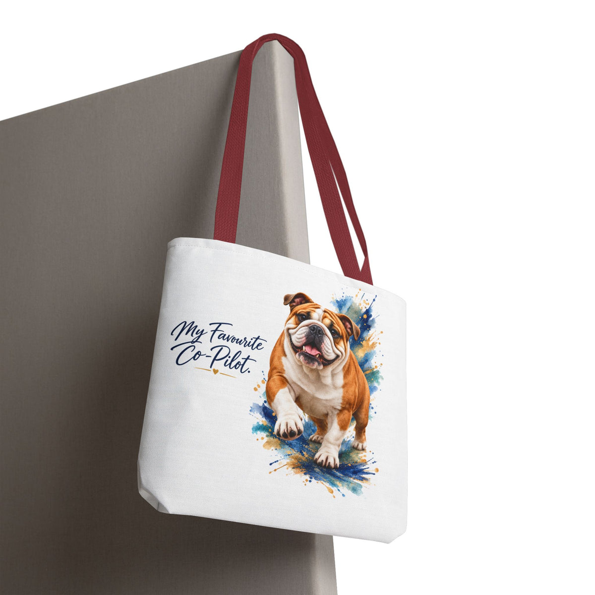TekPaws Favourite Co-Pilot Tote – English Bulldog Edition