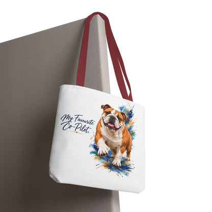 TekPaws Favourite Co-Pilot Tote – English Bulldog Edition