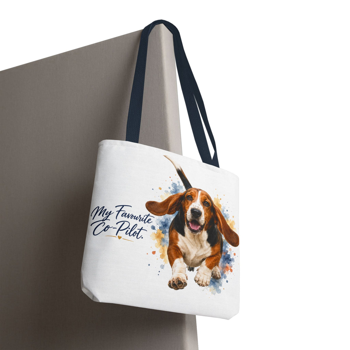 TekPaws Favourite Co-Pilot Tote –  Basset Hound Edition