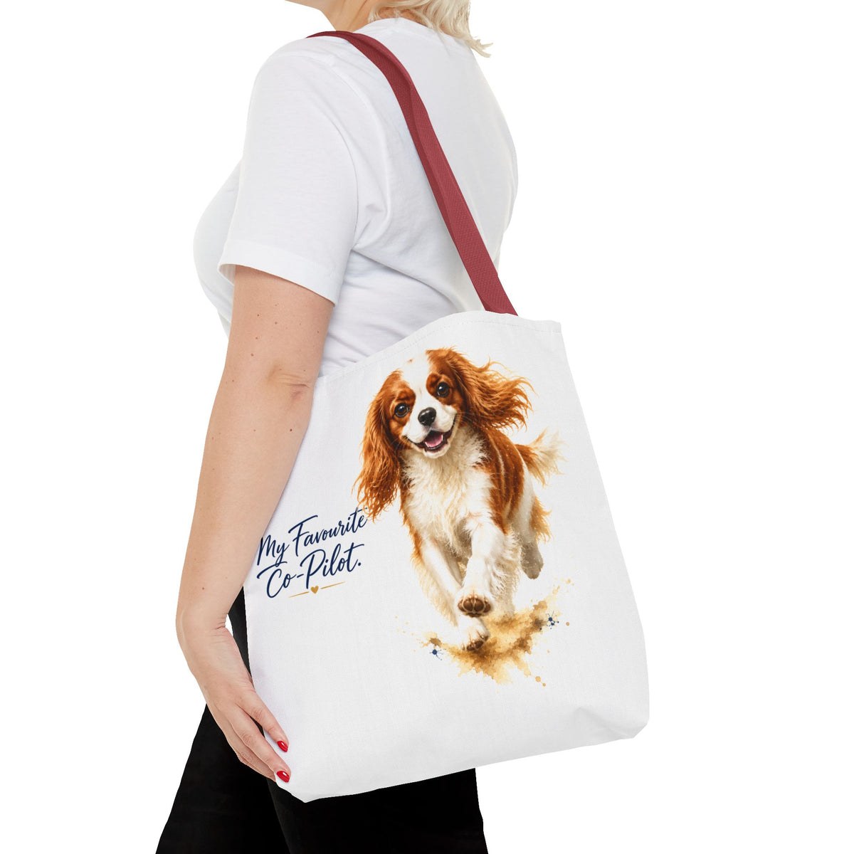 TekPaws Favourite Co-Pilot Tote – Cavalier King Charles Spaniel Edition