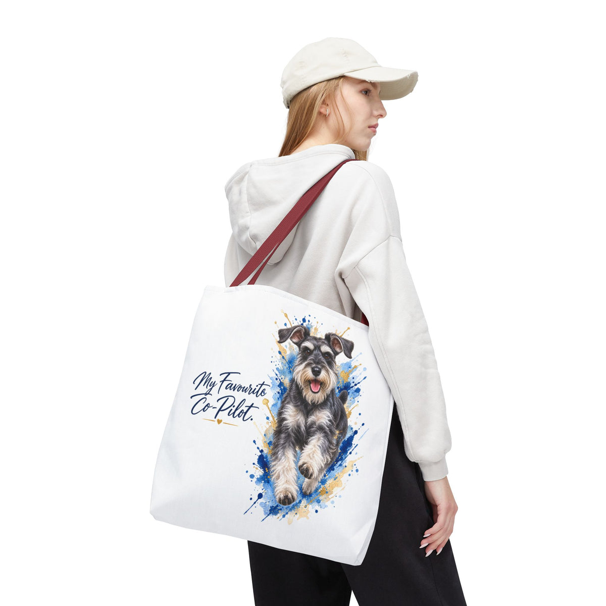 TekPaws Favourite Co-Pilot Tote – Miniature Schnauzer Edition