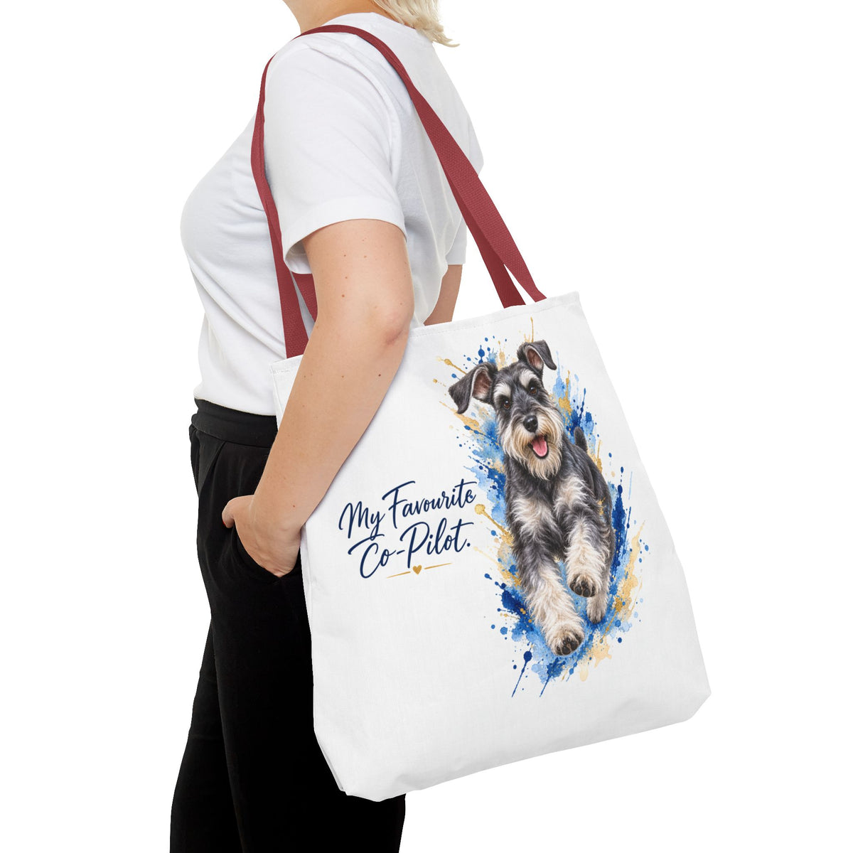 TekPaws Favourite Co-Pilot Tote – Miniature Schnauzer Edition