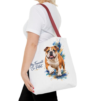 TekPaws Favourite Co-Pilot Tote – English Bulldog Edition