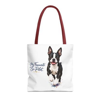 TekPaws Favourite Co-Pilot Tote – Boston Terrier Edition