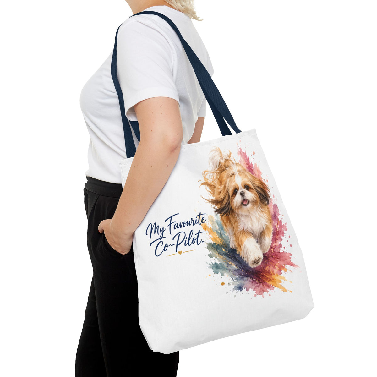 TekPaws Favourite Co-Pilot Tote – Shih Tzu Edition