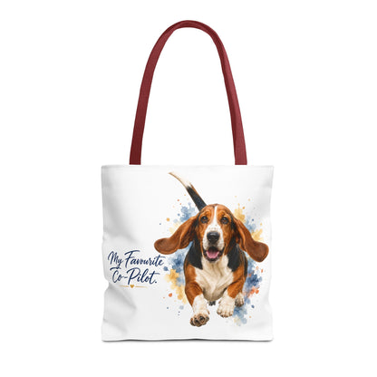 TekPaws Favourite Co-Pilot Tote –  Basset Hound Edition