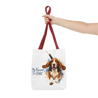 TekPaws Favourite Co-Pilot Tote –  Basset Hound Edition