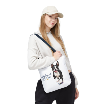 TekPaws Favourite Co-Pilot Tote – Boston Terrier Edition