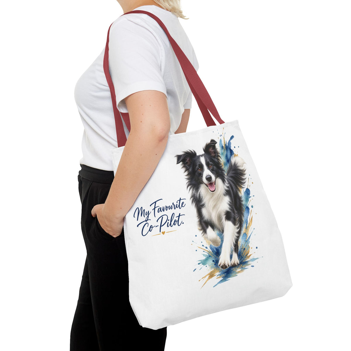 TekPaws Favourite Co-Pilot Tote – Border Collie Edition