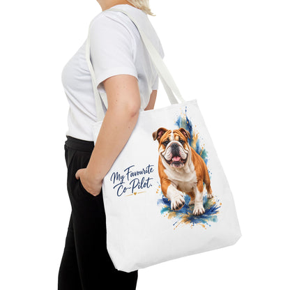 TekPaws Favourite Co-Pilot Tote – English Bulldog Edition