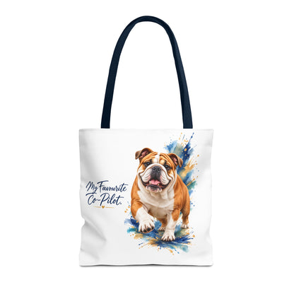 TekPaws Favourite Co-Pilot Tote – English Bulldog Edition