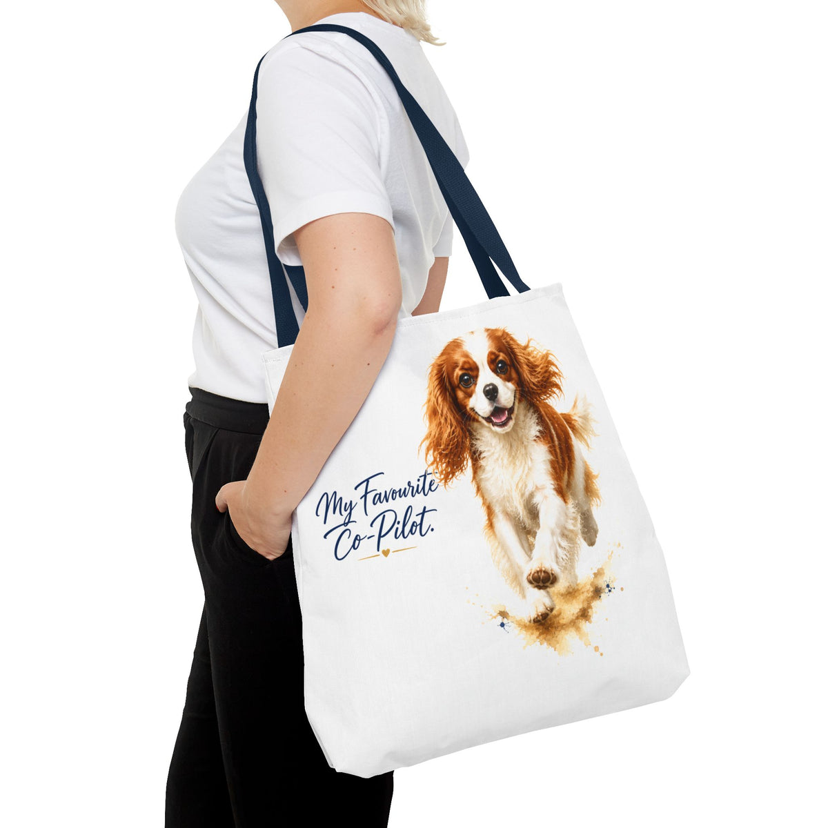 TekPaws Favourite Co-Pilot Tote – Cavalier King Charles Spaniel Edition