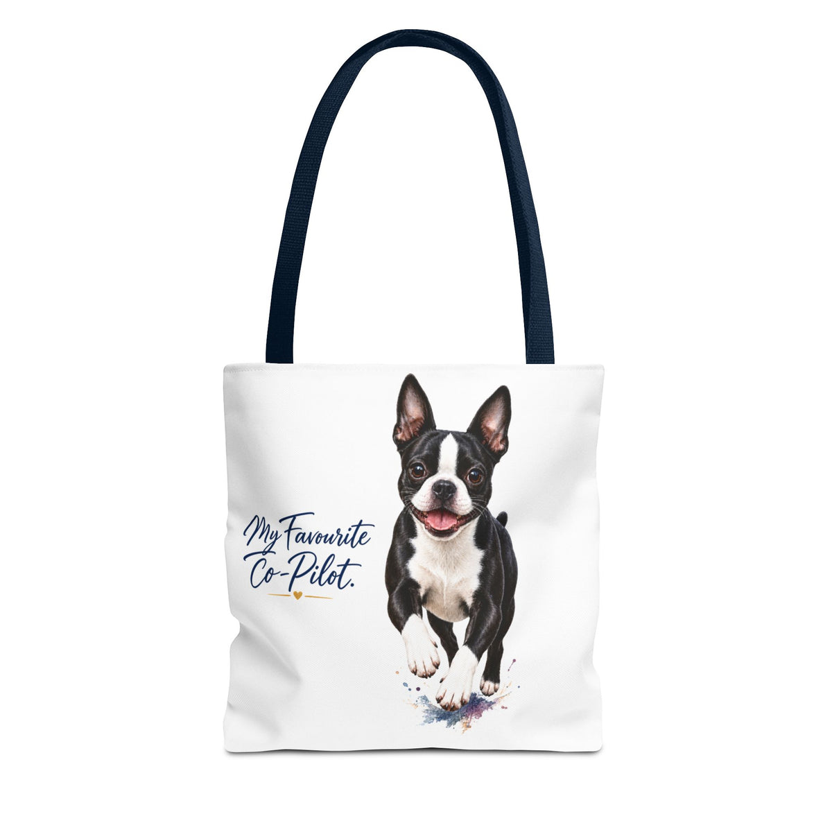TekPaws Favourite Co-Pilot Tote – Boston Terrier Edition