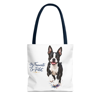 TekPaws Favourite Co-Pilot Tote – Boston Terrier Edition