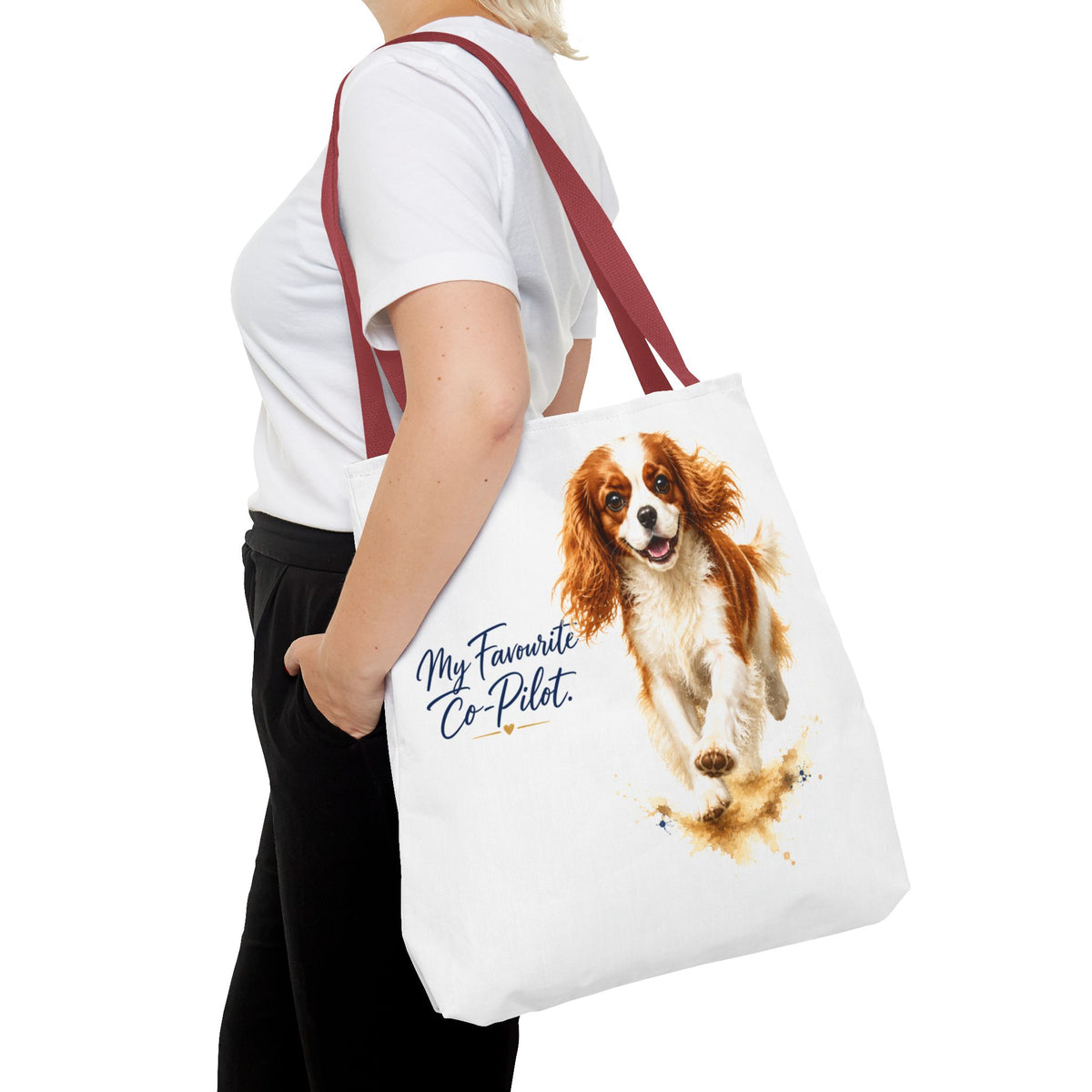 TekPaws Favourite Co-Pilot Tote – Cavalier King Charles Spaniel Edition