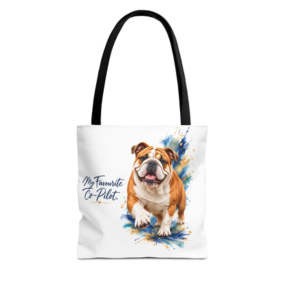 TekPaws Favourite Co-Pilot Tote – English Bulldog Edition