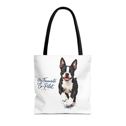 TekPaws Favourite Co-Pilot Tote – Boston Terrier Edition