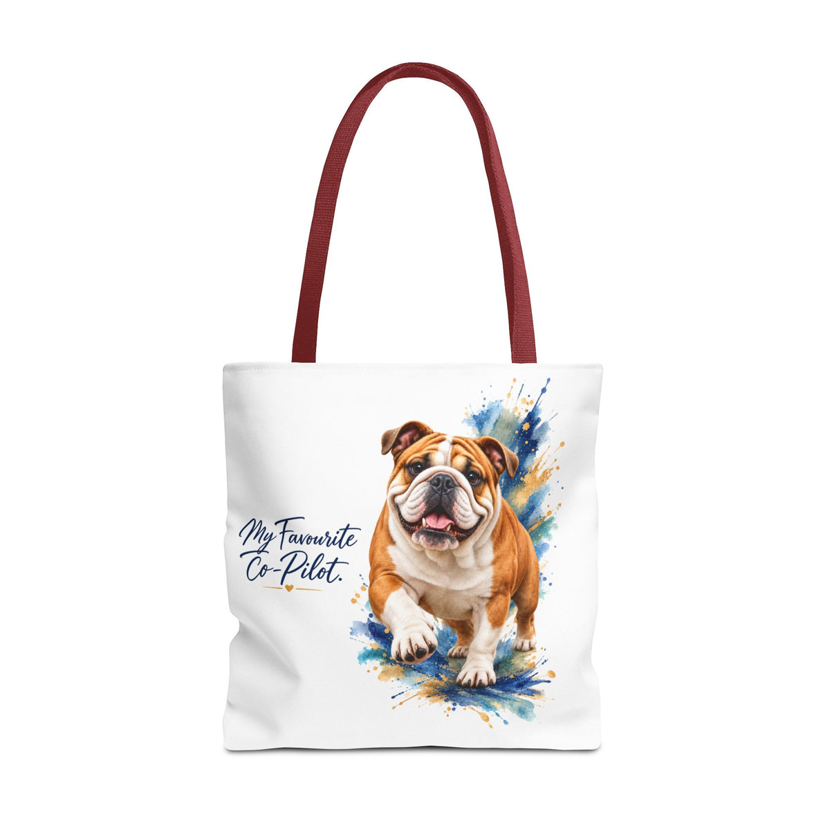 TekPaws Favourite Co-Pilot Tote – English Bulldog Edition