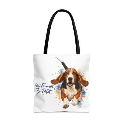 TekPaws Favourite Co-Pilot Tote –  Basset Hound Edition