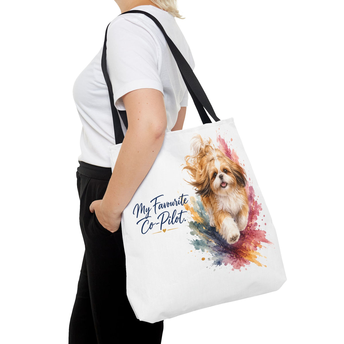 TekPaws Favourite Co-Pilot Tote – Shih Tzu Edition
