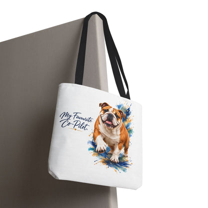 TekPaws Favourite Co-Pilot Tote – English Bulldog Edition
