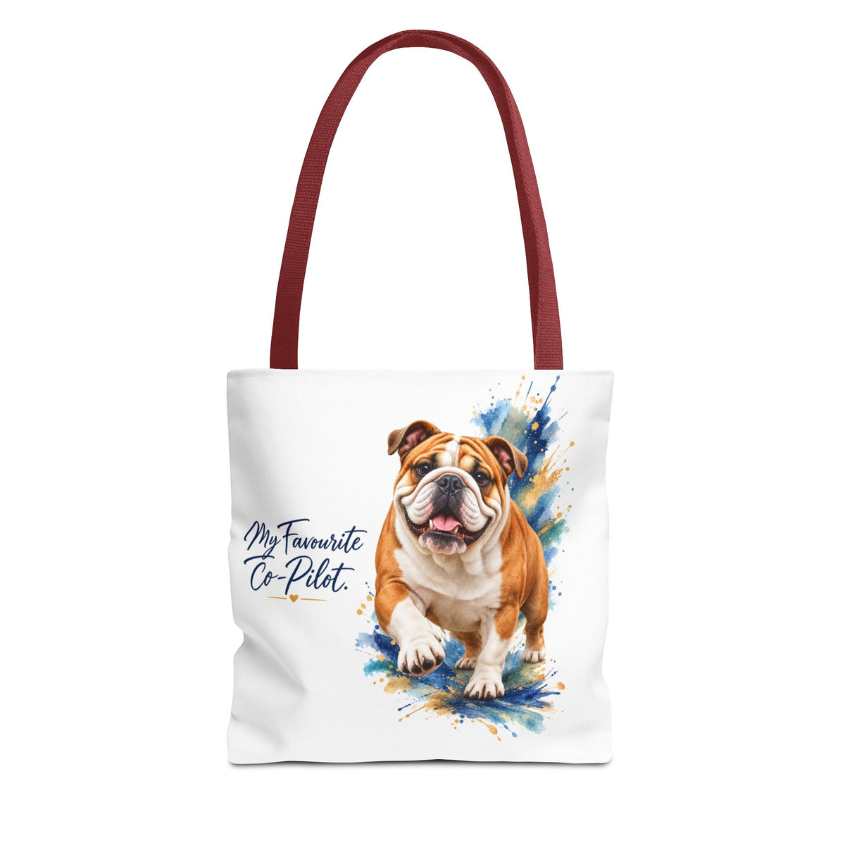 TekPaws Favourite Co-Pilot Tote – English Bulldog Edition