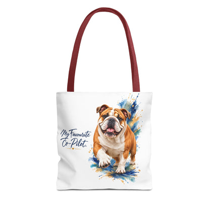TekPaws Favourite Co-Pilot Tote – English Bulldog Edition