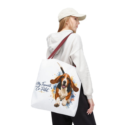 TekPaws Favourite Co-Pilot Tote –  Basset Hound Edition