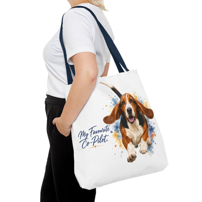 TekPaws Favourite Co-Pilot Tote –  Basset Hound Edition