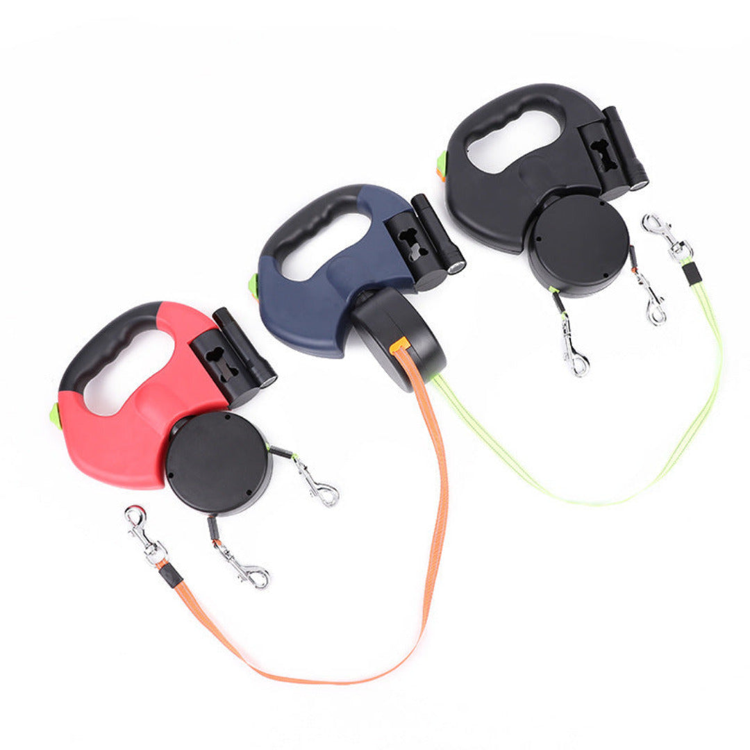 TekPaws Automatic Double Dog Leash