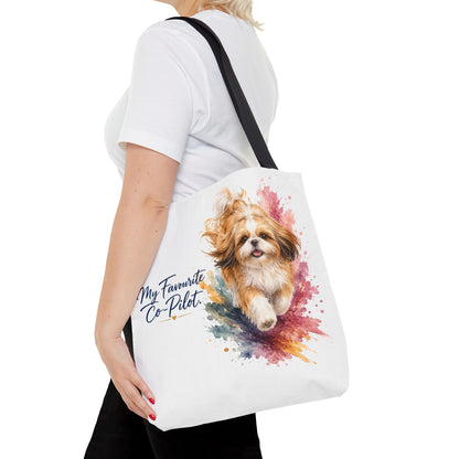 TekPaws Favourite Co-Pilot Tote – Shih Tzu Edition