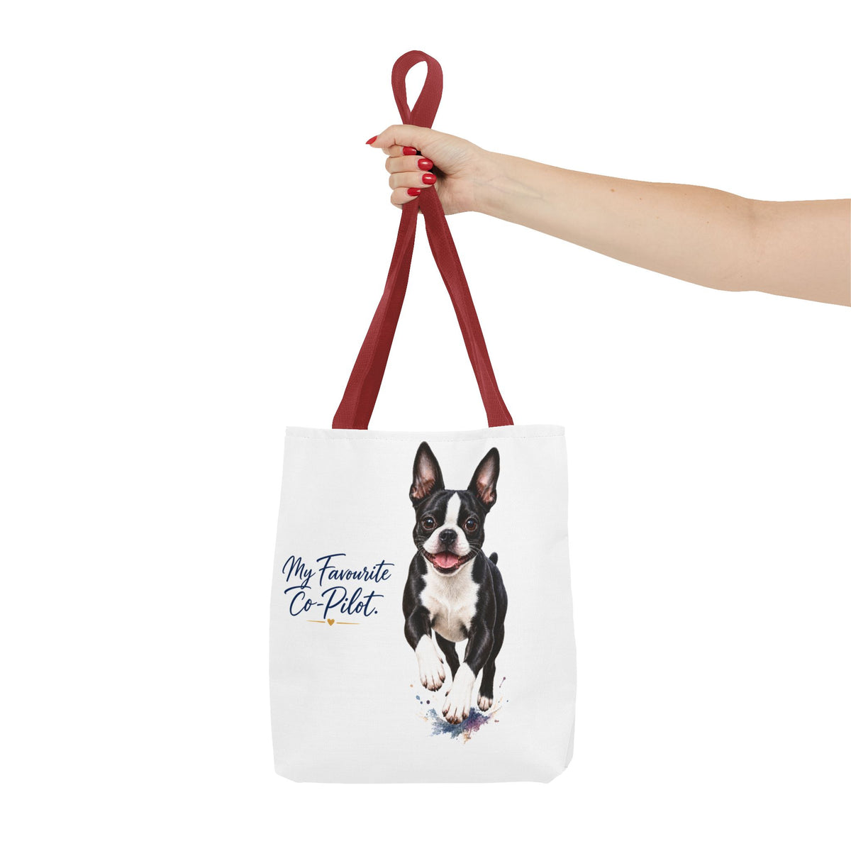 TekPaws Favourite Co-Pilot Tote – Boston Terrier Edition