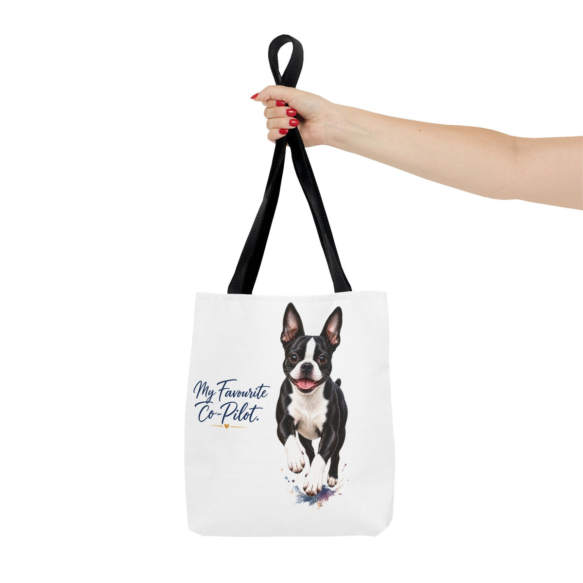 TekPaws Favourite Co-Pilot Tote – Boston Terrier Edition