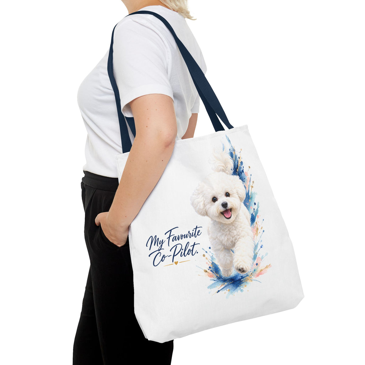 TekPaws Favourite Co-Pilot Tote – Bichon Frisé  Edition
