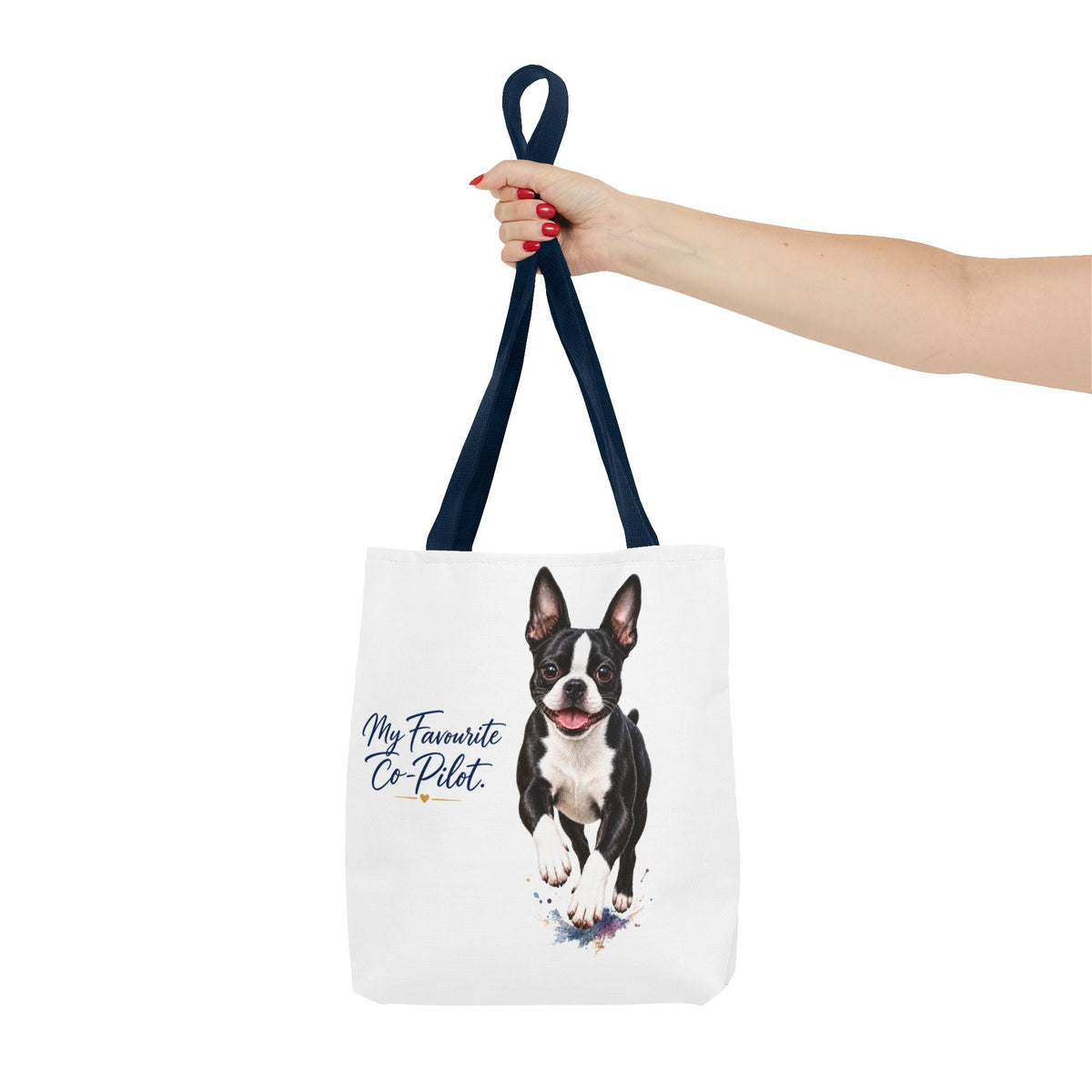 TekPaws Favourite Co-Pilot Tote – Boston Terrier Edition