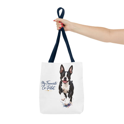 TekPaws Favourite Co-Pilot Tote – Boston Terrier Edition