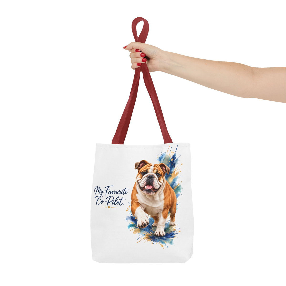TekPaws Favourite Co-Pilot Tote – English Bulldog Edition