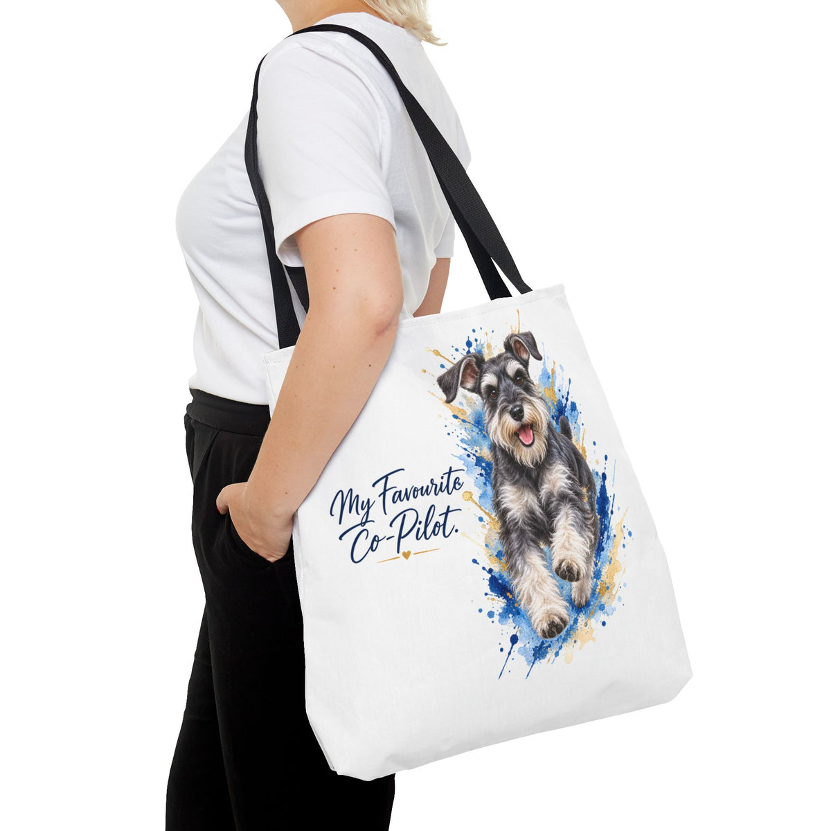 TekPaws Favourite Co-Pilot Tote – Miniature Schnauzer Edition