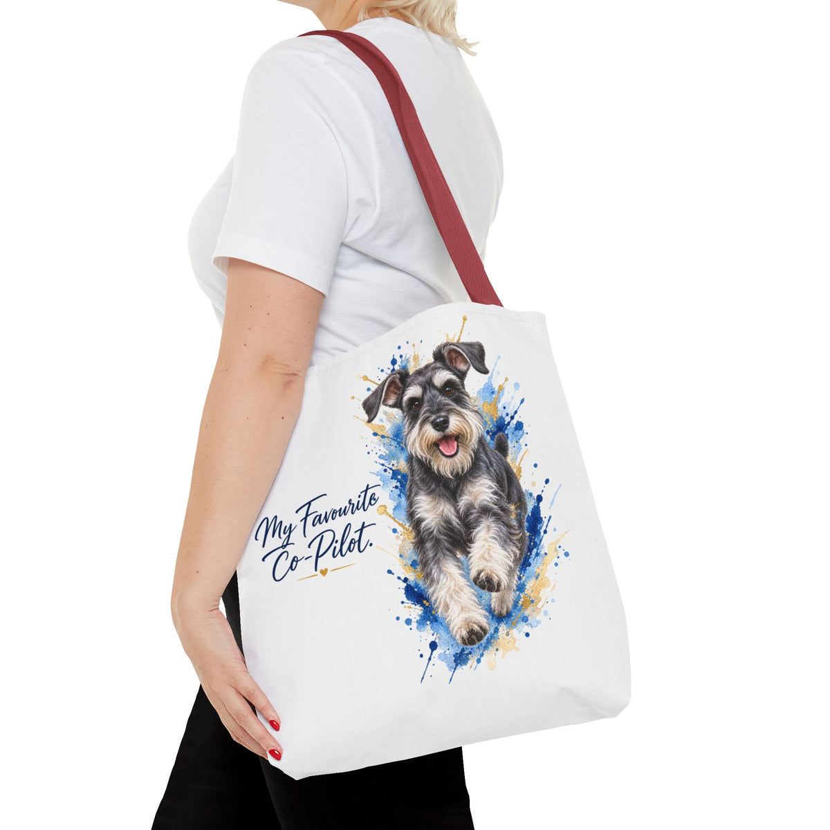 TekPaws Favourite Co-Pilot Tote – Miniature Schnauzer Edition